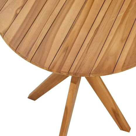 Bistrotafel Bruin 70 x 70 x 75 cm Massief teakhout 6