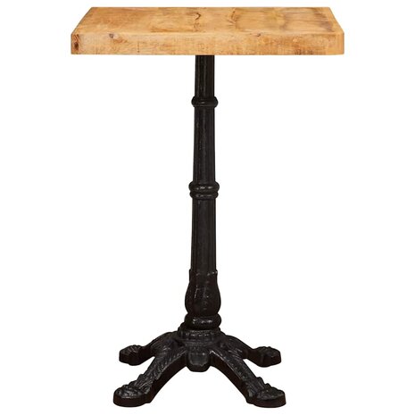 Bistrotafel Bruin 50 x 50 x 76 cm massief mangohout 4