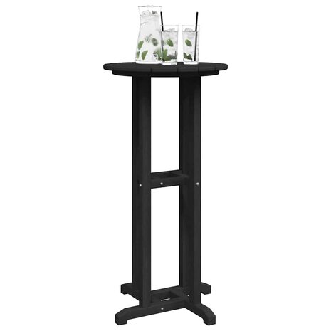 Bartafel Zwart 55 x 55 x 107 cm HDPE 3