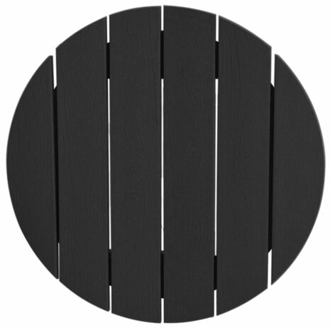 Bartafel Zwart 55 x 55 x 107 cm HDPE 8