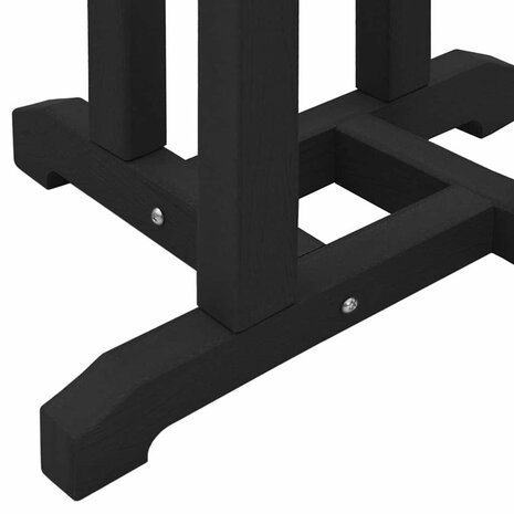 Bartafel Zwart 55 x 55 x 107 cm HDPE 9