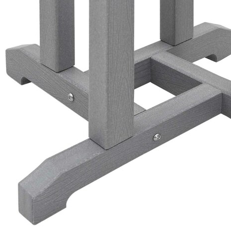 Bartafel Lichtgrijs 55 x 55 x 107 cm HDPE 9