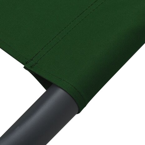 Loungebed met luifel groen 6