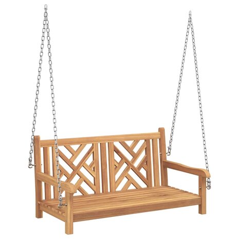 Schommelbank Anders Bruin 114 x 60 x 64 cm Massief teakhout 2