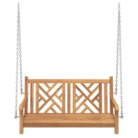 Schommelbank Anders Bruin 114 x 60 x 64 cm Massief teakhout 4