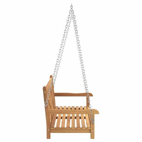 Schommelbank Anders Bruin 114 x 60 x 64 cm Massief teakhout 5