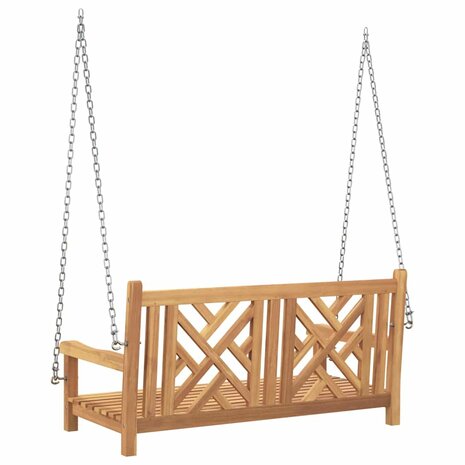 Schommelbank Anders Bruin 114 x 60 x 64 cm Massief teakhout 6