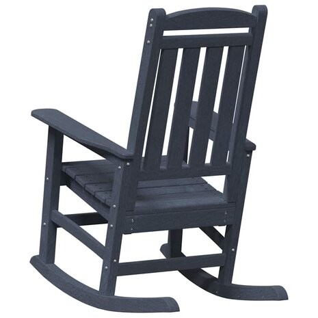 Tuin Schommelstoel 2 pcs Marineblauw 70 x 92 x 108cm Kunststof 7