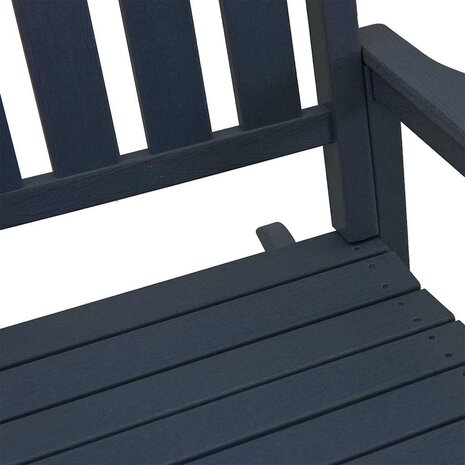 Tuin Schommelstoel 2 pcs Marineblauw 70 x 92 x 108cm Kunststof 9