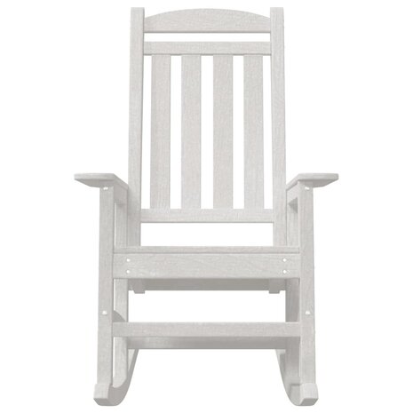 Tuin Schommelstoel Wit 70 x 92 x 108cm HDPE 4