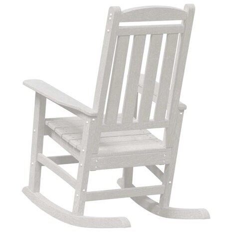 Tuin Schommelstoel Wit 70 x 92 x 108cm HDPE 6
