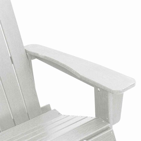 Adirondack Schommelstoel Wit 73.5 x 92 x 90cm Kunststof 7