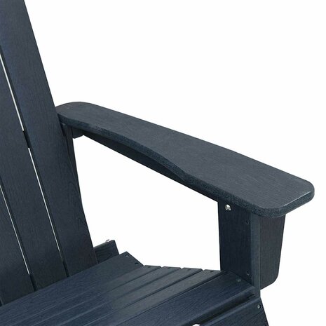 Adirondack Schommelstoel Marineblauw 73.5 x 92 x 90cm Kunststof 7