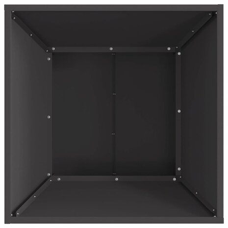 Vuurkorf Zwart 60 x 60 x 35 cm Staal 6