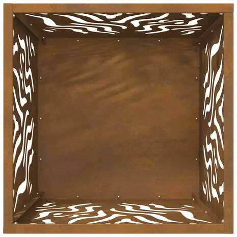 Vuurkorf Bruin 40 x 40 x 40 cm Cortenstaal 7