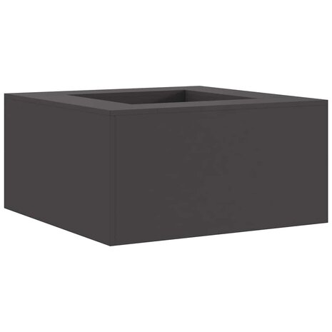 Vuurkorf Zwart 80 x 80 x 40 cm Koudgewalst staal 2
