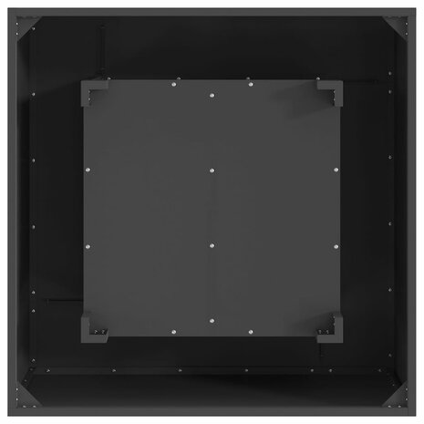 Vuurkorf Zwart 80 x 80 x 40 cm Koudgewalst staal 9