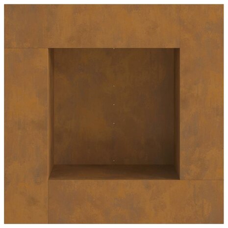 Vuurkorf Bruin 80 x 80 x 40 cm Cortenstaal 7