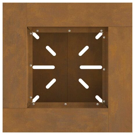 Vuurkorf Bruin 48 x 48 x 40 cm Cortenstaal 7