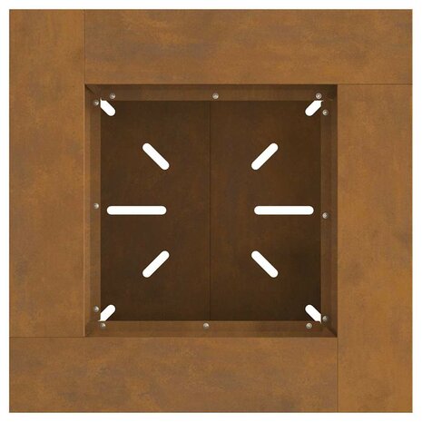 Vuurkorf Bruin 60 x 60 x 50 cm Cortenstaal 7