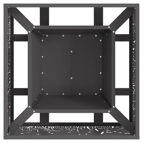 Vuurkorf Zwart 60 x 60 x 30 cm Koudgewalst staal 6