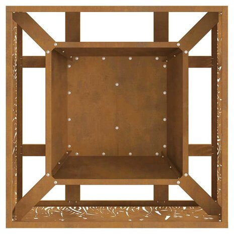 Vuurkorf Bruin 60 x 60 x 30 cm Cortenstaal 7