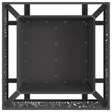 Vuurkorf Zwart 80 x 80 x 30 cm Koudgewalst staal 6