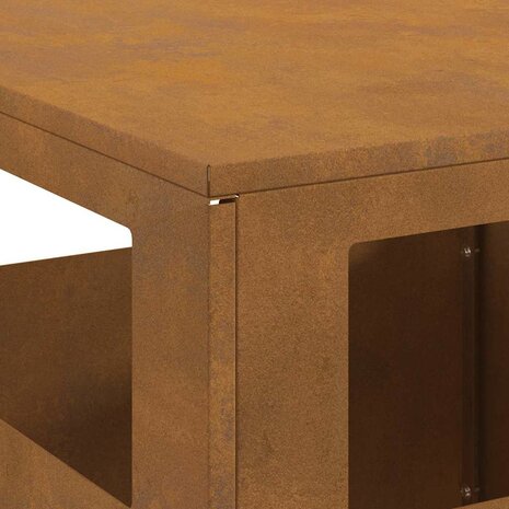 Vuurkorf Bruin 35 x 35 x 100 cm Cortenstaal 8