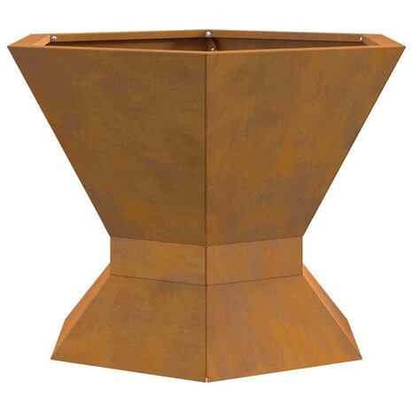 Vuurkorf Bruin 50 x 50 x 40 cm Cortenstaal 2