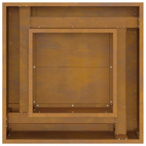 Vuurkorf Bruin 60 x 60 x 30 cm Cortenstaal 7