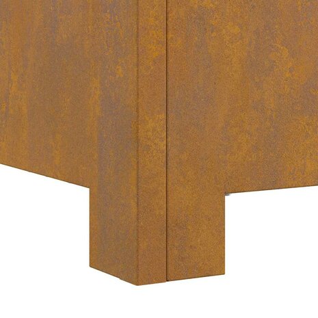 Vuurkorf Bruin 60 x 60 x 30 cm Cortenstaal 9