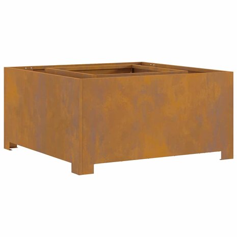 Vuurkorf Bruin 80 x 80 x 40 cm Cortenstaal 2