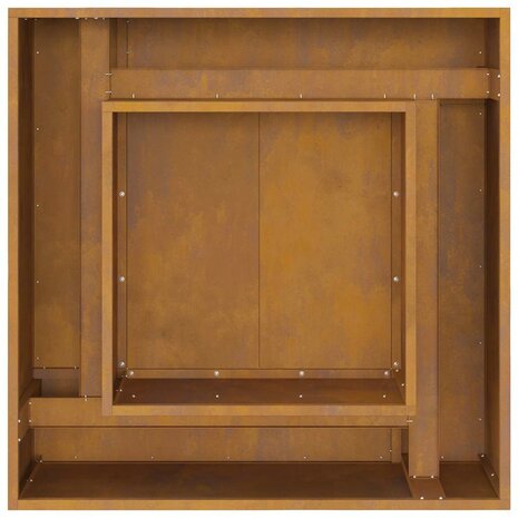 Vuurkorf Bruin 80 x 80 x 40 cm Cortenstaal 7