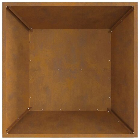Vuurkorf Bruin 60 x 60 x 30 cm Cortenstaal 7
