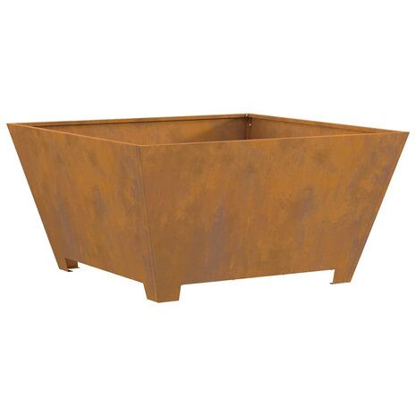 Vuurkorf Bruin 80 x 80 x 40 cm Cortenstaal 2