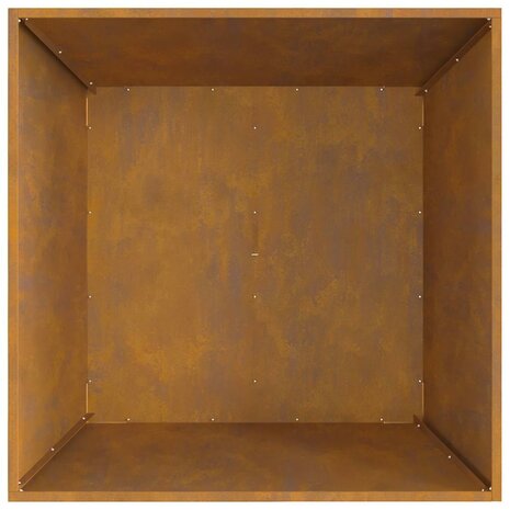 Vuurkorf Bruin 80 x 80 x 40 cm Cortenstaal 7
