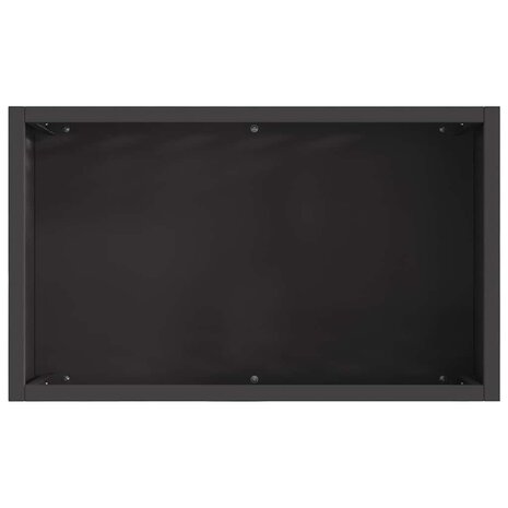 Vuurkorf Zwart 50 x 30 x 40 cm Koudgewalst staal 8