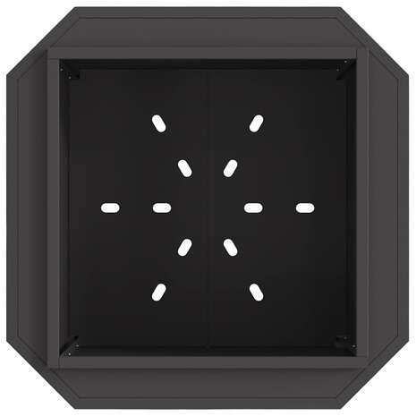 Vuurkorf Zwart 58 x 58 x 51 cm Koudgewalst staal 6
