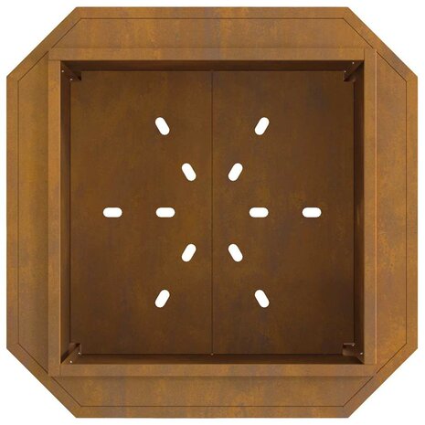 Vuurkorf Bruin 58 x 58 x 51 cm Cortenstaal 7