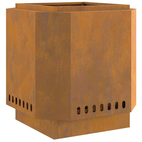 Vuurkorf Bruin 48 x 48 x 51 cm Cortenstaal 2