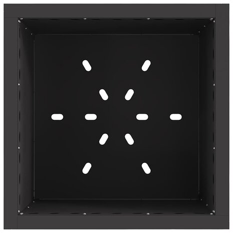 Vuurkorf Zwart 48 x 48 x 50 cm Koudgewalst staal 6