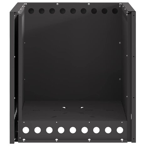 Vuurkorf Zwart 48 x 48 x 50 cm Koudgewalst staal 9