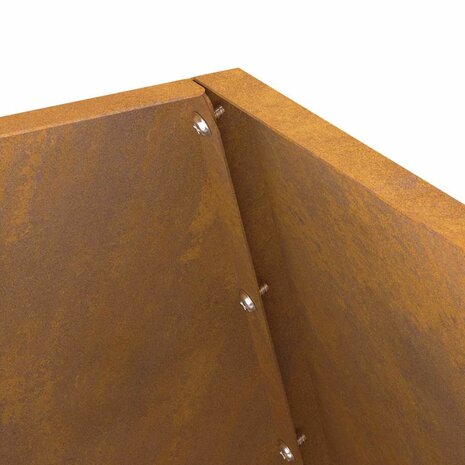 Vuurkorf Bruin 50 x 50 x 100 cm Cortenstaal 9