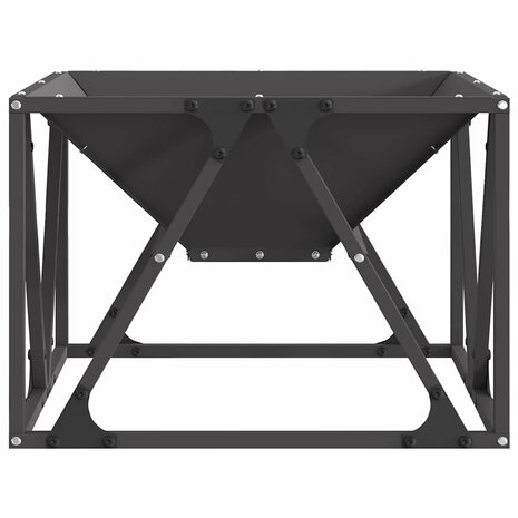 Vuurkorf Zwart 50 x 50 x 35 cm Koudgewalst staal 5