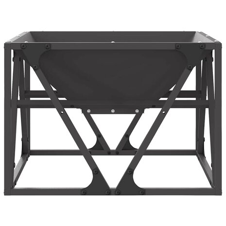 Vuurkorf Zwart 50 x 50 x 35 cm Koudgewalst staal 6