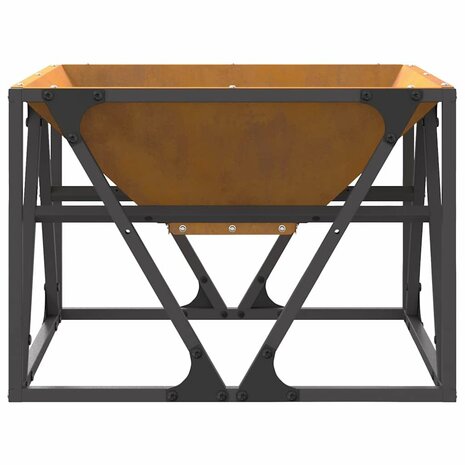 Vuurkorf Bruin 50 x 50 x 35 cm Cortenstaal 7