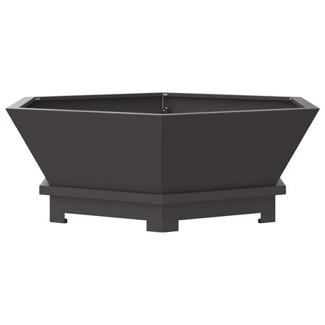 Vuurkorf Zwart 75 x 75 x 28 cm Koudgewalst staal 6