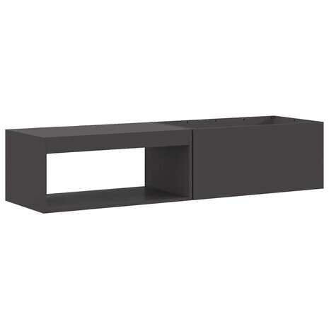 Vuurkorf Zwart 160 x 45 x 35 cm Koudgewalst staal 2