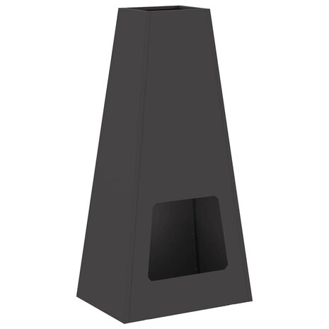 Vuurkorf Zwart 50 x 35 x 100 cm Koudgewalst staal 2