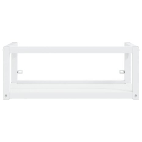 Wastafelframe met inbouwwastafel ijzer wit 4